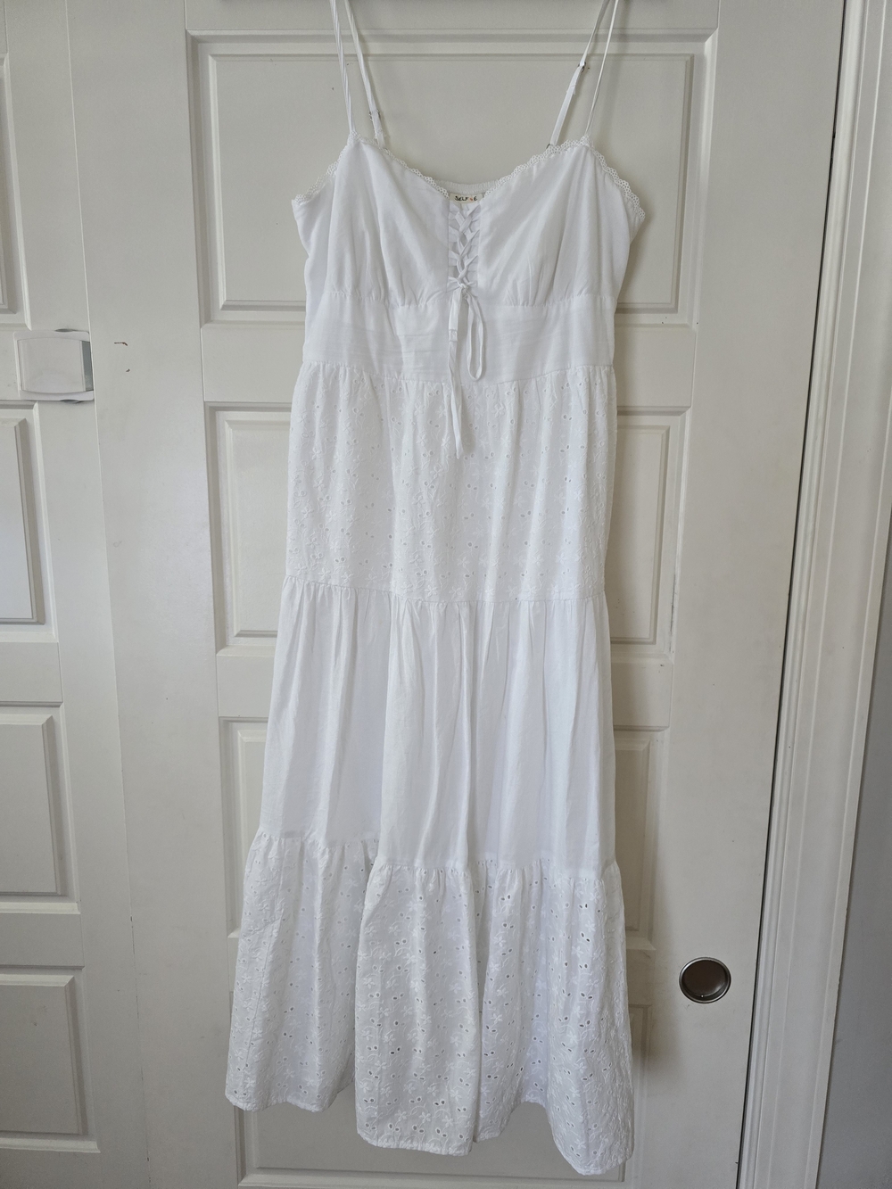 White Eyelet MidiSundress